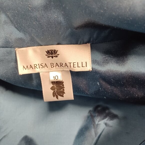 now $110 Size 10 Thai Silk Marisa Baratelli Wrap-around Top - Picture 2 of 15